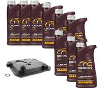 9 L MANNOL Dexron VI VAICO Filtro Olio Cambio Per Jeep Wrangler III 2.8 CRD 3.8