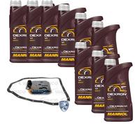 9 L MANNOL Dexron VI VAICO Filtro Olio Cambio Per KIA Venga 1.6 CVVT Soul