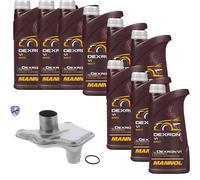 9 L MANNOL Dexron VI VAICO Filtro Olio Cambio Per Nissan Murano II 3.5 4x4