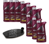 9 L mannol Olio per Ingranaggi Dexron VI Febi Filtro Trasmissione Mercedes-Benz