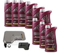 9 L mannol Trasmissione Dexron II Febi Filtro Olio per BMW 1er 116i 130i 3er