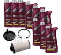 9 L MANNOL Trasmissione Dexron VI Febi Filtro Olio per BMW E93 335i E82