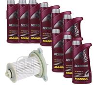 9 L mannol Trasmissione Dexron VI Febi Filtro Olio per Opel Z18 2.0 4x4 1.5
