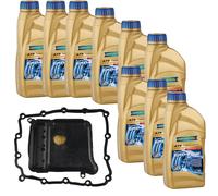 9 L RAVENOL ATF T-WS Kit Filtro Olio Cambio per BMW 3er Cabriolet E93 335i