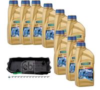 9 L RAVENOL ATF T-WS Kit Ispezione Filtro Olio Cambio per BMW X1 E84 xDrive18d