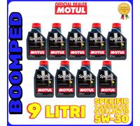 9 LITRI olio MOTUL SPECIFIC 5W30 9.55535/03 benzina diesel PSA B71 2297 09MO59