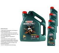 9 Litri Originale Castrol Olio Motore Magnatec Diesel 5W-40 DPF Olio Motore