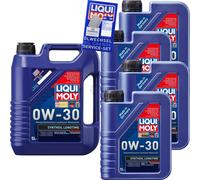 9 Litri Originale LIQUI MOLY Set Synthoil Longtime Plus 0W-30 Olio Motore