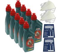 9 Litro Castrol Transmax Atf Dx III Multivehicle Automatico Cambio 236.9 Set