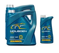 9 Litro MANNOL olio motore Molibden Benzina 10W-40 Api Sl / Cf Oil 11192106