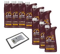 9 Litro MANNOL Trasmissione Atf Jws Filtro Olio per Jeep Cherokee 4.0i 4x4