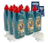 9 Litro Originale Castrol Transmax Limited Slip Z 85W90 Axle Fluido Cambio Set