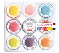 9 mini coloranti alimentari in polvere