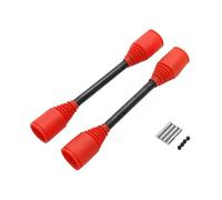 9 mm a trazione azionamento osseo per cane o tappo a prova di polvere Compatibile con 1 in a 5 auto a gas rc adatta modelli simili a parti di ricambio rofun baha rovan km 5b 5t 5sc(Red Black with Pins