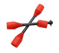 9 mm a trazione azionamento osseo per cane o tappo a prova di polvere Compatibile con 1 in a 5 auto a gas rc adatta modelli simili a parti di ricambio rofun baha rovan km 5b 5t 5sc(Red Black)