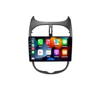 9" Navigazione GPS per Auto Android 12 Multimedia per Peugeot 206 2001-2008 Schermo DSP Touch Capacitivo Sistema di Supporto WiFi, 4G, Dab, OBD2,K4 8 Core 4G+WiFi 2G+32G