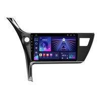 9" Navigazione GPS per Auto Android 15 per Toyota Auris 2017 2018, Collega E USA Support Controllo del Volante Chiamate in Vivavoce Telecamera Posteriore Carplay,8 Core 4G+WiFi 4G+64G