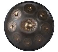 9 Note Handpan In D Minore 22/56 Cm, Tamburo A Mano In Acciaio Con Borsa Morbida, 22 "(56 Cm) 9 Note (D3 A BB C D E F G A), For Entusiasmo Musica E Principianti Incisione Laser