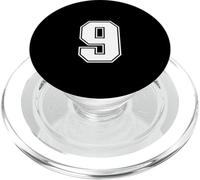 9 Number Nine Team Sports Graphic Varsity Matching PopSockets PopGrip per MagSafe