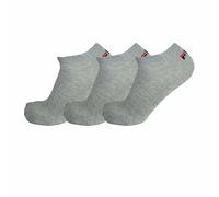9 Paia Calzini pedulino uomo Fila corte in cotone con logo ricamoto art F9100