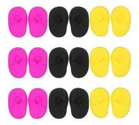 9 Paia Copriorecchie in Silicone per Tintura Chioma, Leggero e Sottile | Uso tra Clienti, Facile da Indossare e Rimuovere, Pulizia Semplice, per Styling e Trattamenti del Cuoio