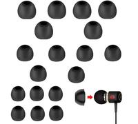 9 Paia Ricambio Auricolari Earbud, Eartips di Ricambio Universali per Cuffie In-Ear, 3 Diverse Dimensioni Gommini per Auricolari (S/M/L), Compatibile con la Maggior Auricolare