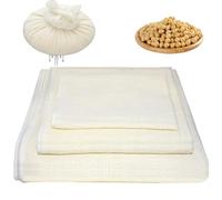 9 panni in mussola riutilizzabili e lavabili per cucinare, 40 x 40 cm, 50 x 50 cm, 60 x 60 cm, riutilizzabili e lavabili per cucinare, in puro cotone non sbiancato, senza pelucchi, per filtrare succhi