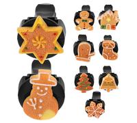 9 Pcs Accessori Auto Natale Decorazione Interna Dell'auto Per Natalizie