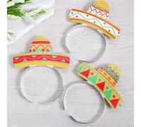 9 Pcs Accessori Per Capelli Decorazioni Di Cinco Mayo Forniture Feste Messicane