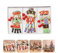 9 Pcs Ciondolo Pendente Schiaccianoci Puppet Di Christmas Nutcracker