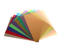 9 Pcs Light Filter Sheets Set Di Pellicole A Flash Gel Fotografici