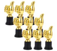 9 Pcs Mini Trofei Di Plastica Premiazione Scolastica Per Bambini