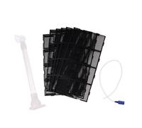 9 Pcs Set Tubo d'aria Acquario Sotto Ghiaia Filtro Piastra Accessorio Filtraggio