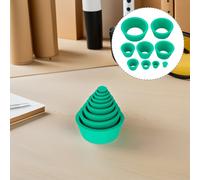 9 Pcs Silicone Filter Adattatore Per Filtrazione Imbuto Tappi in Gomma