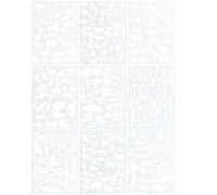 9 Pcs Stencil Per Disegno Animali Stampini Disegnare Modello Pittura