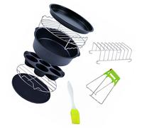 9 Pcs Vassoio Per Friggitrice Ad Aria Frìggitrice Forniture La Cucina