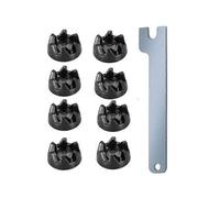 9 pezzi 9704230 Blender Drive Coupling Parte di ricambio per frullatori sostituisce WP9704230VP WP970423
