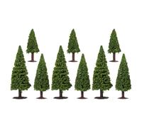 9 Pezzi Alberi Modello in Miniatura e Case delle Bambole | Ferro e Plastica, Aspetto Naturale, Facile da Disporre, per Modellisti e Artisti, Scenari Ridotti