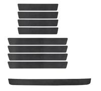 9 Pezzi Auto Battitacco per Tesla Model Y 2024 2023 2022 2021, Fibra Carbonio Auto Striscia di Protezione Battitacco Della Portiera Protezione Antigraffio