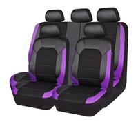 9 Pezzi Auto Set Coprisedili per Ford EcoSport EcoSport 4WD EcoSport Freestyle, Cuscino del Sedile Traspirante Antiscivolo Impermeabile, Copri Sedili Auto,Purple
