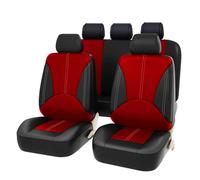 9 Pezzi Auto Set Coprisedili Per Renault Espace/Grand Espace V IV III II JR Je JK J63 I/II/III 1991-2024,Set Completo Pelle Copri Sedile Auto Impermeabile Protezioni Coprisedili Interno Accessori