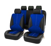 9 Pezzi Auto Set Coprisedili Per VW Volks-Wagen Pa-ssat B7/Pa-ssat Variant B7/Pa-ssat Estate B7/Pa-ssat,Set Completo Pelle Copri Sedile Auto Impermeabile Protezioni Coprisedili Interno Accessori