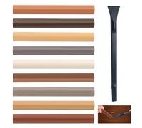 9 Pezzi Bastoncini di Cera per Riparazione del Legno, Kit di Riparazione per Pavimenti in Laminato, Riparazione dei Graffi sul Legno, Kit Riparazione Angoli Laminato Mobili, per Mobili in