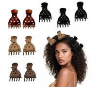 9 Pezzi Clip Volume Capelli Ricci, Pinze per ciocche Donna per Sollevare le Radici, Fermagli chioma per Volume Naturale, Mollettone Antiscivolo per chioma Ricci o Lisci, Capelli Volumizzanti per Donne