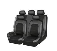 9 Pezzi Coprisedili Auto per Opel Mokka B/GS Line+/ Ultimate 2021 2022 2023 2024, Traspirante Antiscivolo Impermeabile Pelle Copri Sedile, Interni Protezioni Accessori,C Grey