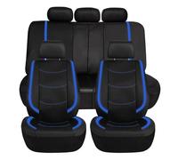 9 Pezzi Coprisedili Auto per Suzuki Ignis II 2016-2020 2021 2022 2023 2024, Fodere Anteriori E Posteriori Traspirante Impermeabile Airbag Compatibili Comodi Set Coprisedile,B/Blue