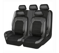 9 Pezzi Coprisedili Auto per Suzuki Swift SX4 SX4 Sedan Verona Vitara Vitara S 2000-2023 2024, Set Completo Di Coprisedili PU Pelle Quattro Stagioni Traspirante Auto Accessori,Grey