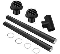 9 pezzi di accessori per riscaldamento diesel tipo T, 75 mm, tubo di riscaldamento automobilistico, kit di riscaldamento diesel, riscaldamento automobilistico, riscaldamento aggiuntivo, scarico aria
