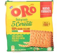 9 pezzi di biscotti oro saiwa ai 5 cereali fonte di fibre - 400 gr