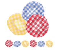 9 pezzi di coperchi per barattoli di pasta madre - Coperchi in tessuto elastici